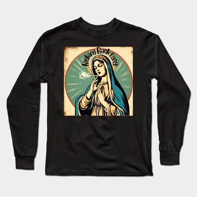 Mother Mary | Kicking back easy Long Sleeve T-Shirt by Klau